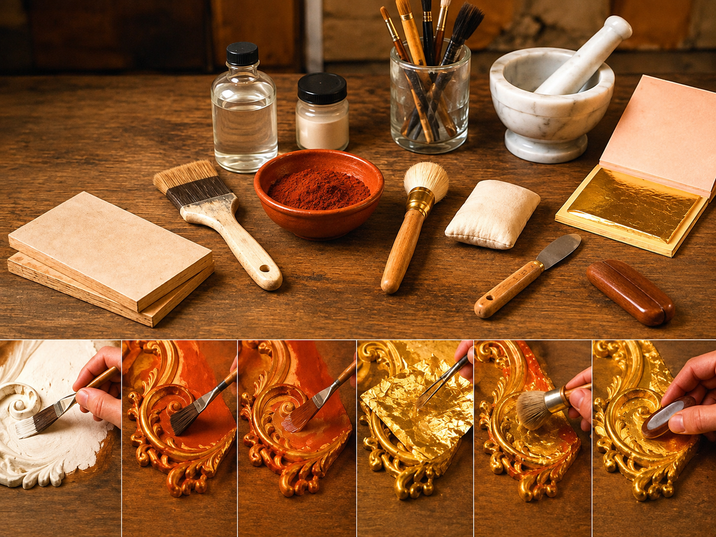 Gold leaf masterclass