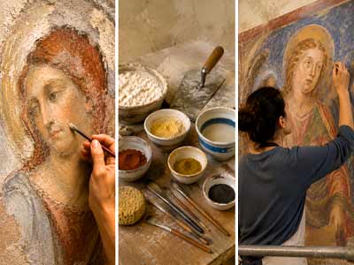 Fresco painting masterclass 